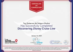 certificado-Crucero disney